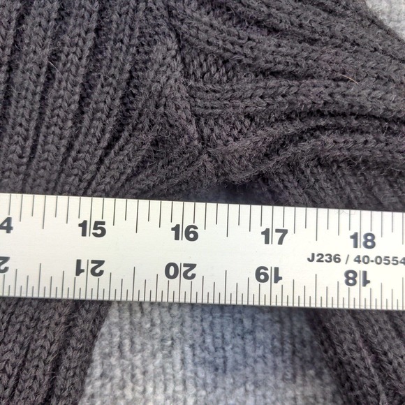 Citadel Mens Ribbed Sweater Black 44 V-Neck Patch Wool Vintage Great Britain - Picture 12 of 12